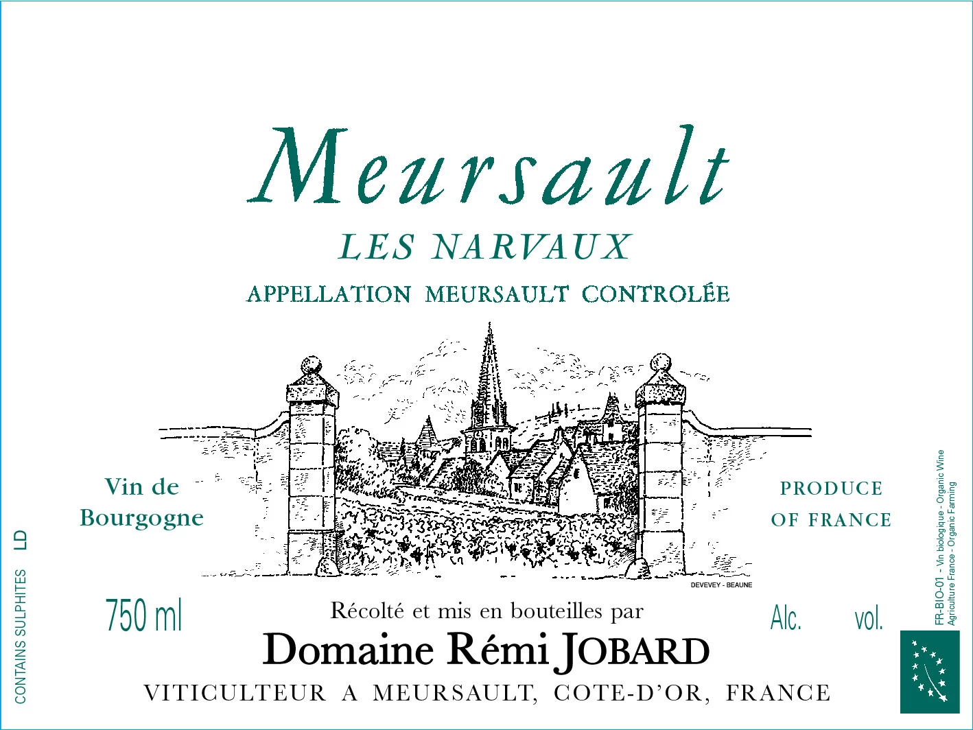 2020 Domaine Remi Jobard Meursault "Les Narvaux Elevage Prolonge" | Wine Library 3 2020 Domaine Remi Jobard Meursault "Les Narvaux Elevage Prolonge" | Wine Library