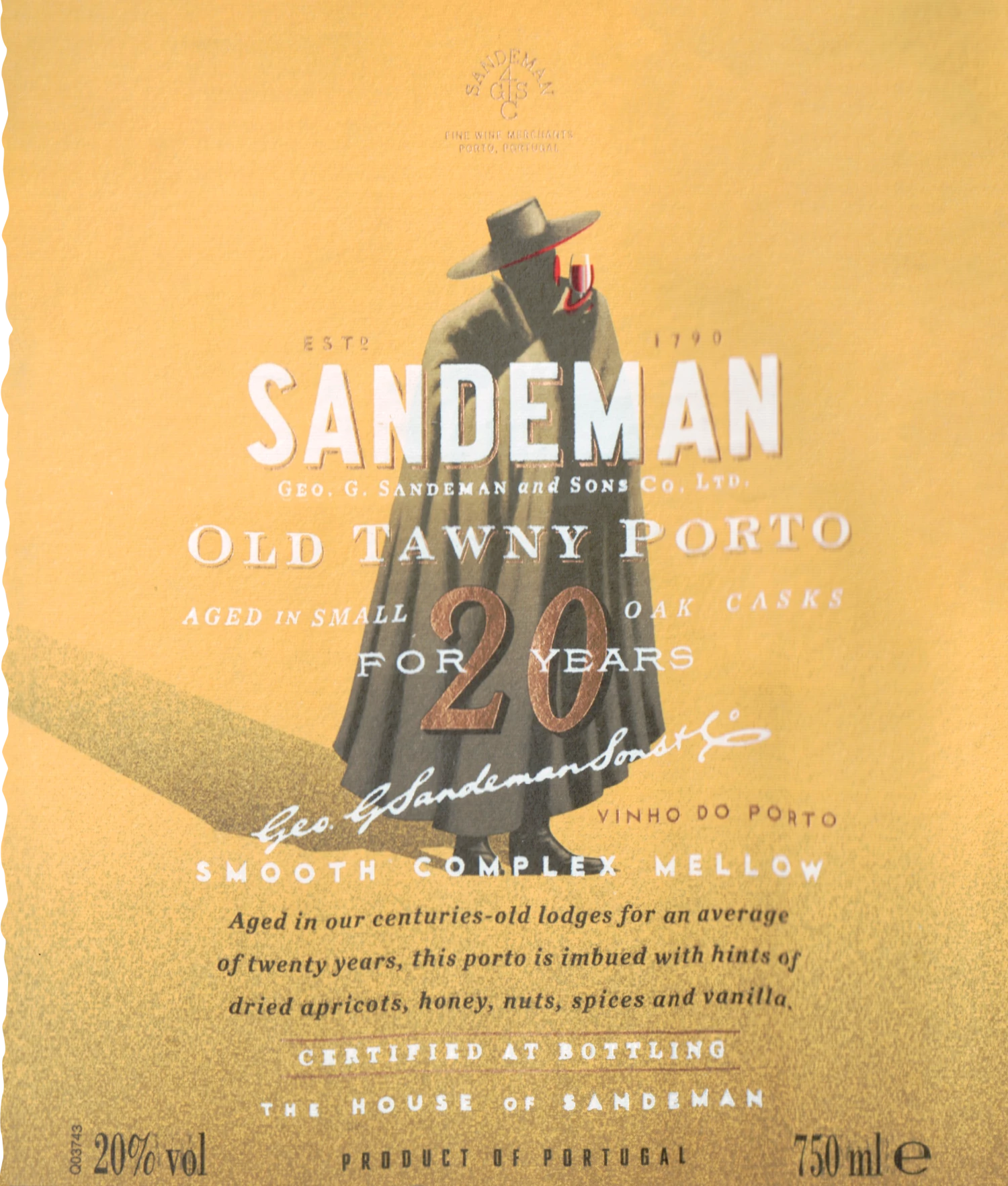 Sandeman 20yr Tawny | Wine Library 4 Sandeman 20yr Tawny | Wine Library - Image 2