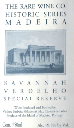 Rare Wine Company Savannah Verdelho Special Reserve | Wine Library -WINE LIBRARY Sales original 454