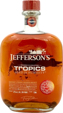 Jefferson's Tropics Aged In Humidity Finished In Singapore | Wine Library