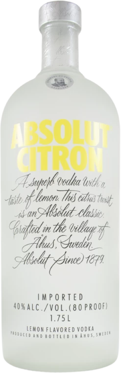 Absolut Citron Vodka 80 | Wine Library